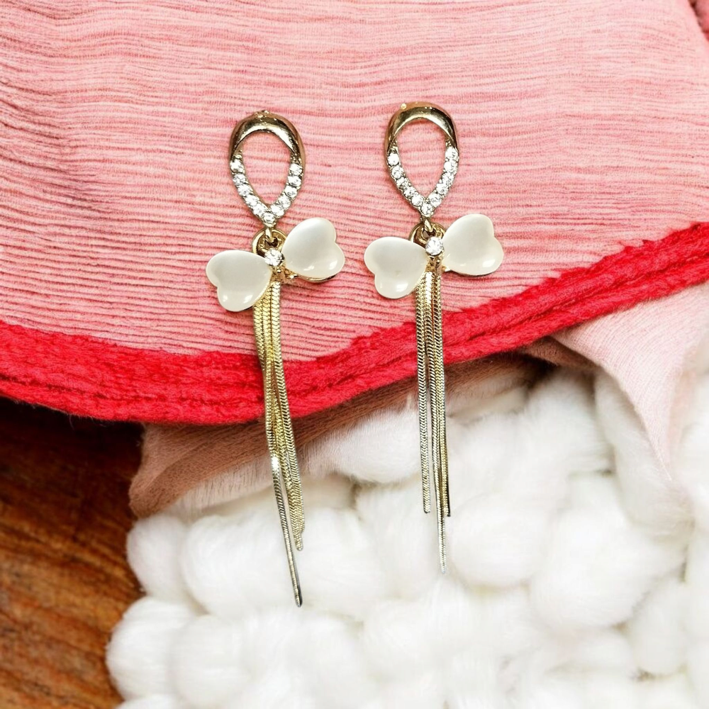 Bow and Tassel design Earrings