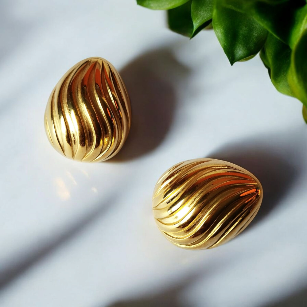 Golden Drop Earrings