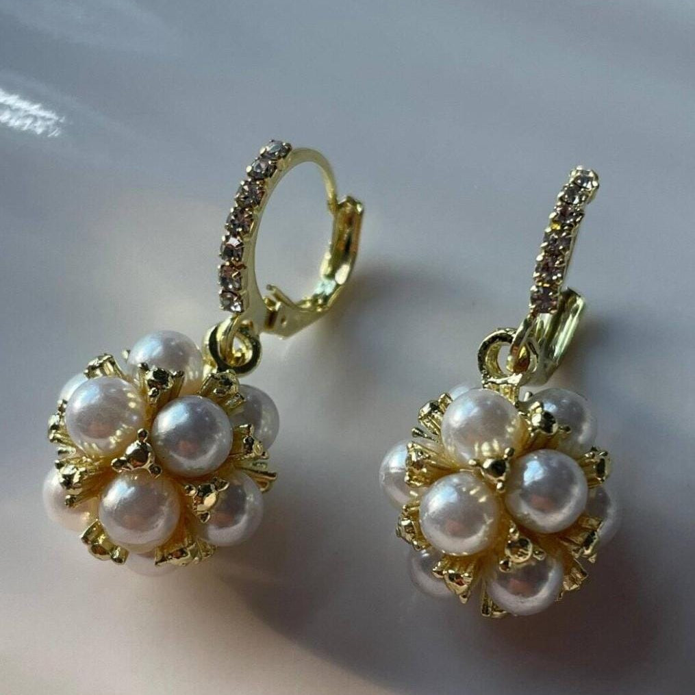 Stylish Fancy Pearl Earrings