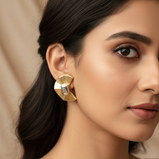 Golden Wave Earrings