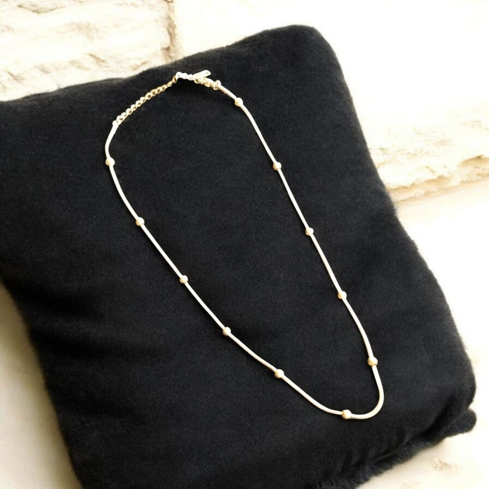 Anti Tarnish Bead Necklace