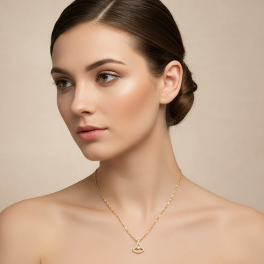 Dancing Diamond Pendant Set