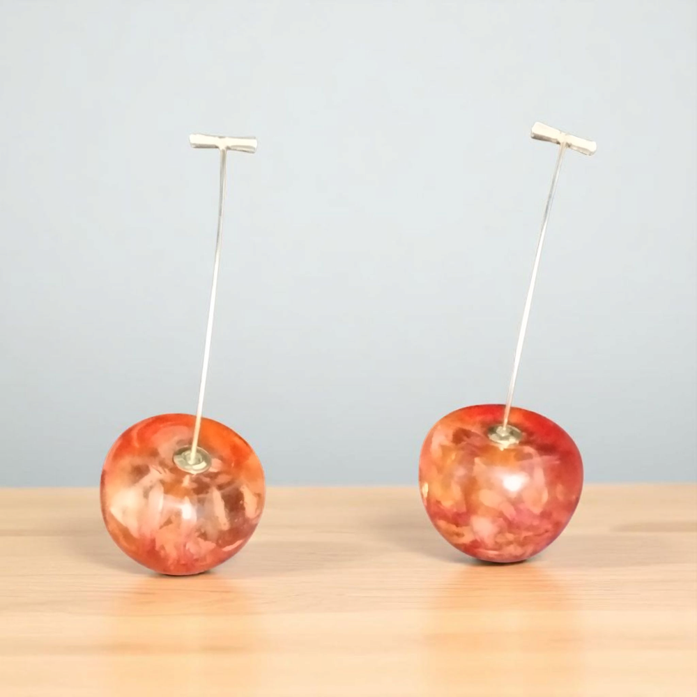Red Crystal Cherry Earrings