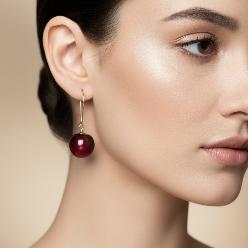 Red Cherry Earrings