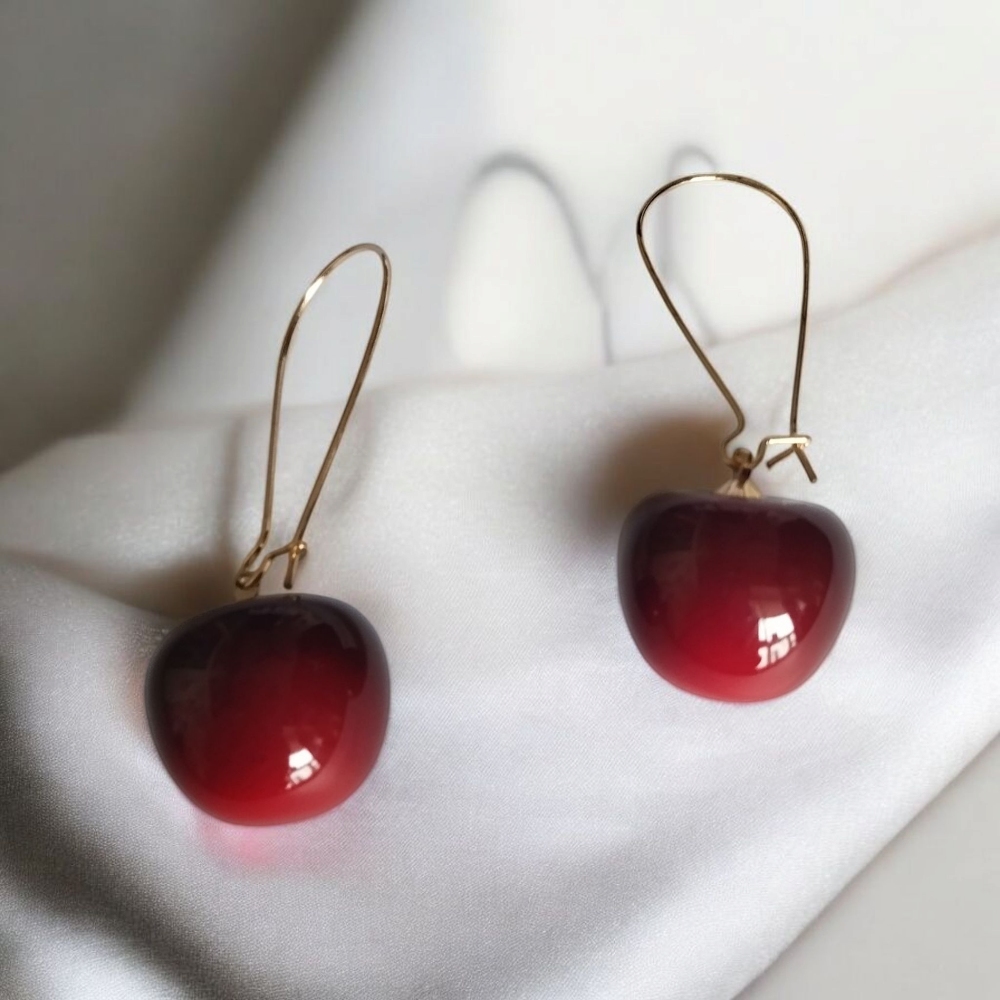 Red Cherry Earrings