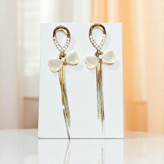 Bow and Tassel design Earrings