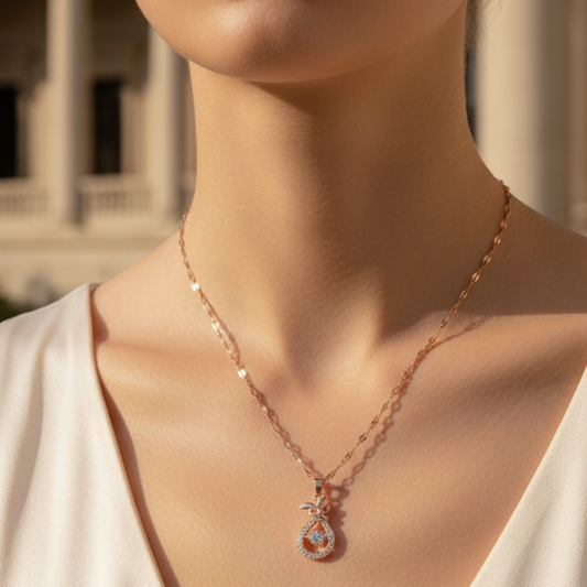 Tear drop Pendant Set