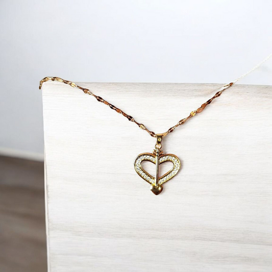 Heart Shape Pendant Set