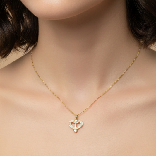 Heart Shape Pendant Set